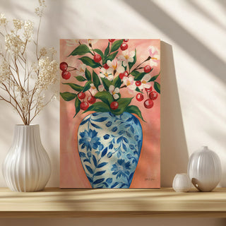 Blooming Cherry Vase Print