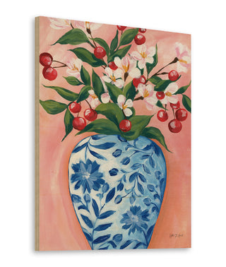 Blooming Cherry Vase Print