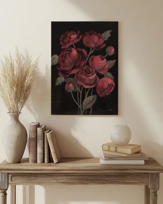 Burgundy Bloom Print