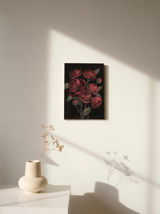 Burgundy Bloom Print