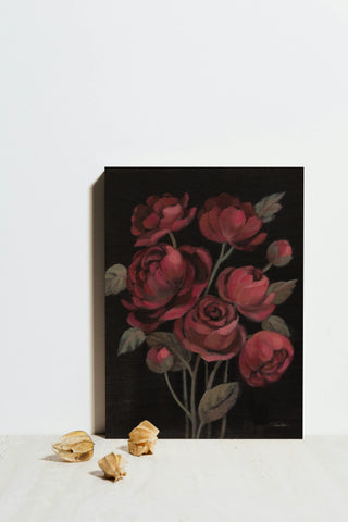 Burgundy Bloom Print
