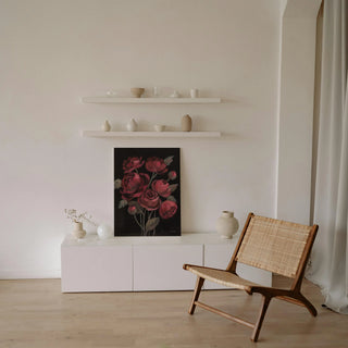 Burgundy Bloom Print