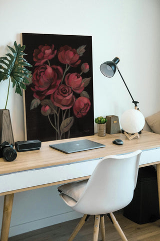 Burgundy Bloom Print