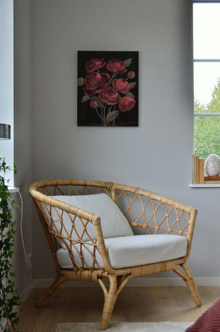 Burgundy Bloom Print
