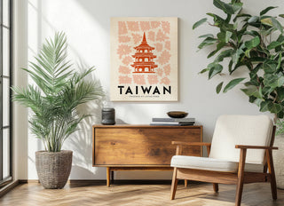 Pagodas of Taiwan Print