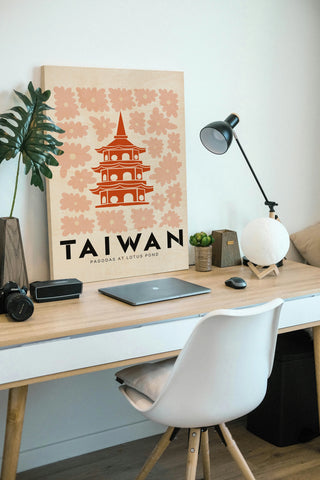 Pagodas of Taiwan Print