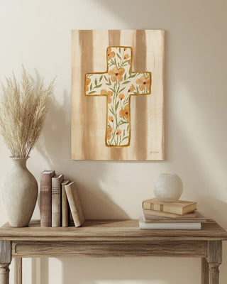 Floral Cross I Print