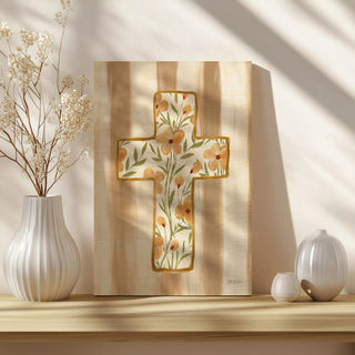 Floral Cross I Print