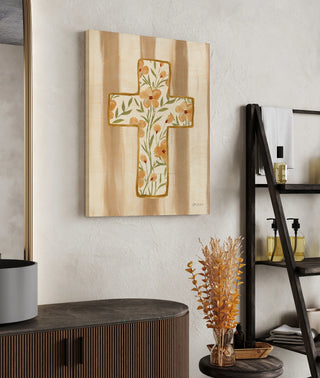 Floral Cross I Print
