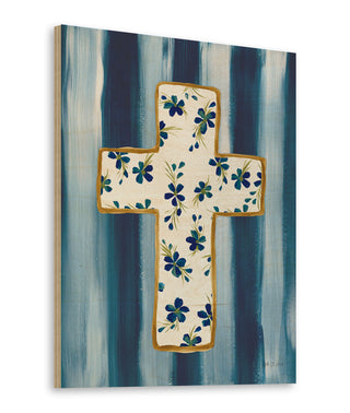 Floral Cross II Print