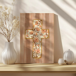 Floral Cross IV Print