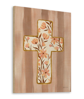 Floral Cross IV Print