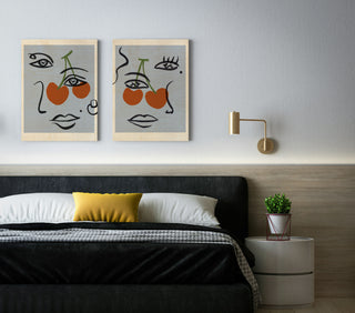 Cherry Baby Set of 2 Prints