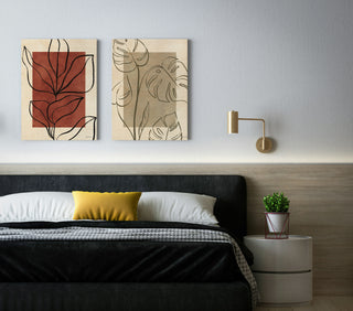 Color Block Balance Prints Set of 2