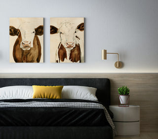 Cow Gaze Set of 2 Prints