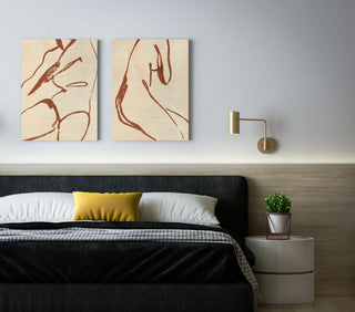 Curves Set of 2 Wall Prints