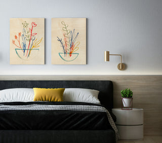 Fun Bunch Set of 2 Wall Prints