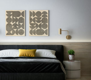 Geo Alignment Set of 2 Prints