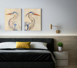 Heron's Glance Set of 2 Prints