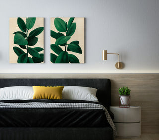 Jeweled Ficus Set of 2 Prints