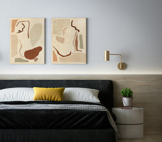 Lounge Abstract Set of 2 Prints