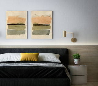 Peachy Horizon Set of 2 Prints