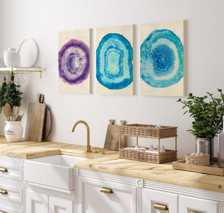 Radiant Geode Set of 3 Prints