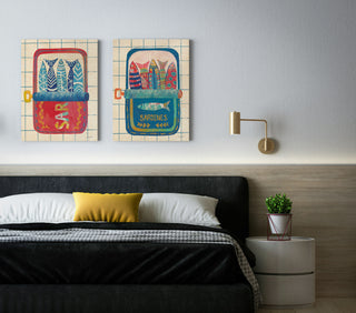 Silly Sardines Set of 2 Prints