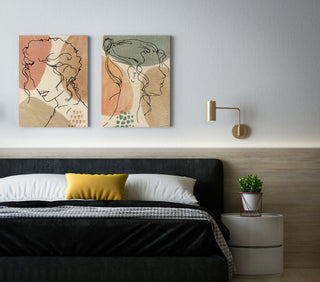 Soft Figures Set of 2 Prints