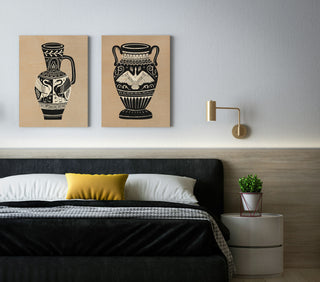 Swan Pottery Set of 2 Prints