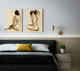 With Herself Set of 2 Prints