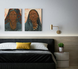 Wodaabe Woman Set of 2 Prints