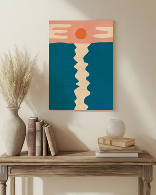 Splitting Seas Sunrise print