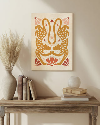 Abstract Leopards print