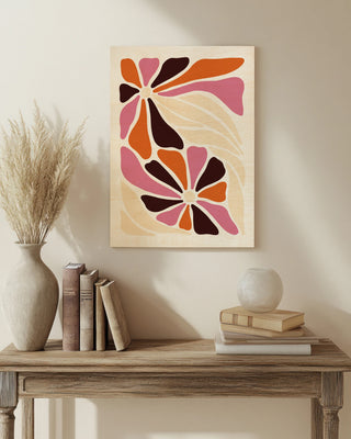 Abstract Floral print