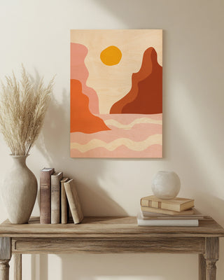 Abstract Sea Cliffs print