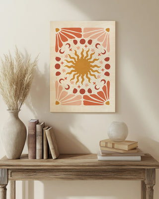 Abstract Sun print