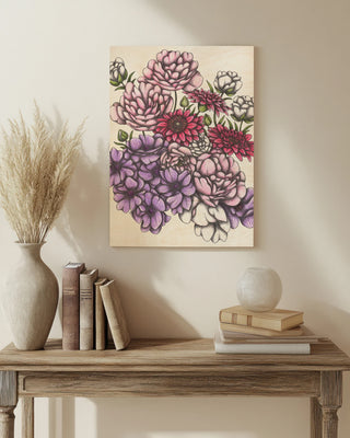 Shades of Pink by Cecilia Battaini print