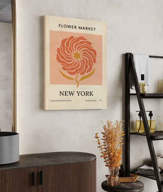 Flower Market New York Print