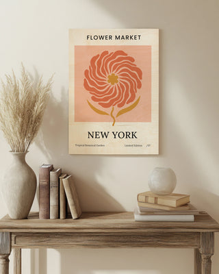 Flower Market New York Print
