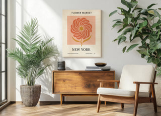 Flower Market New York Print