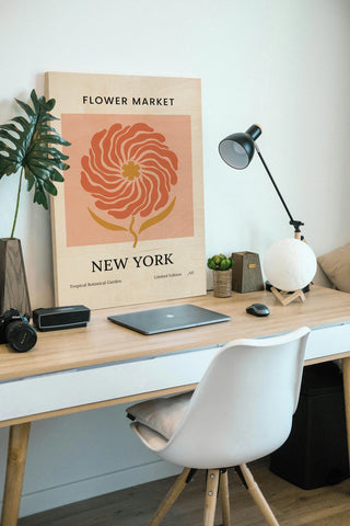 Flower Market New York Print