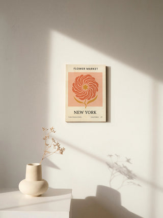 Flower Market New York Print