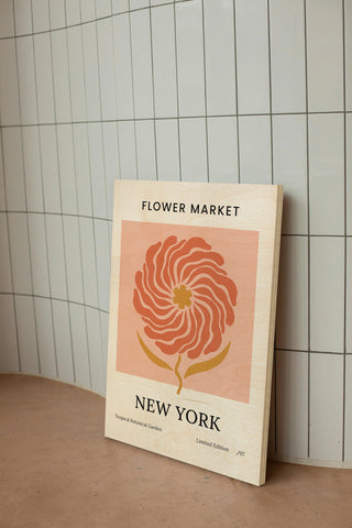 Flower Market New York Print