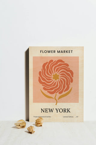 Flower Market New York Print