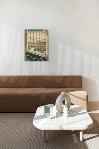 Asakusa Cat in a Window Print
