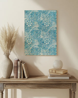 Blue Florals Print