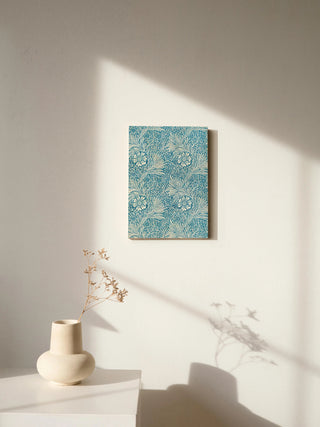 Blue Florals Print