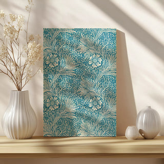 Blue Florals Print